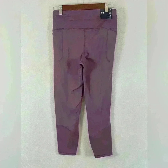 Under Armour Fitted High Rise Ankle Legging Purple NWT - Picture 2 of 11